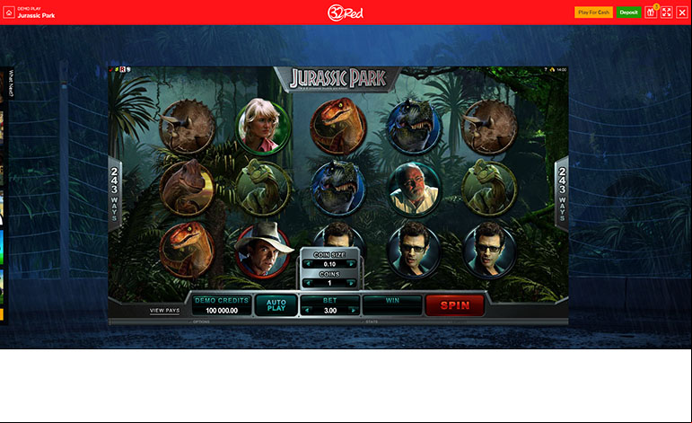 32red Jurassic Park